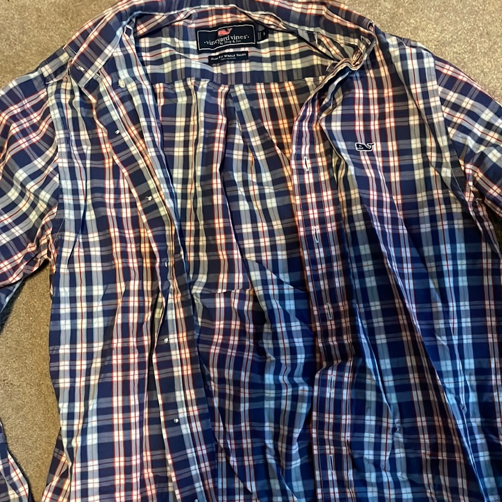 Vineyard vines plad shirt slim fit button down
